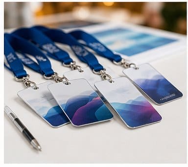 Personalized aluminum keepsake with printed artwork