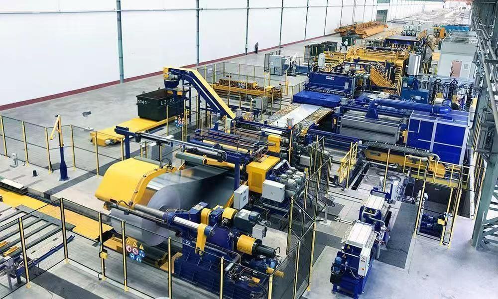 Aluminum processing line used for repeat production